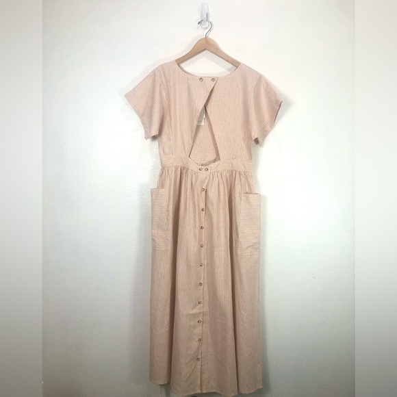 NWT Christy Dawn The Jane Dress In Pink Harvest Stripe Size XL - Picture 10 of 16